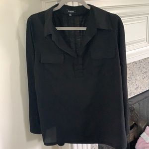 💕 Elements XL navy blue top